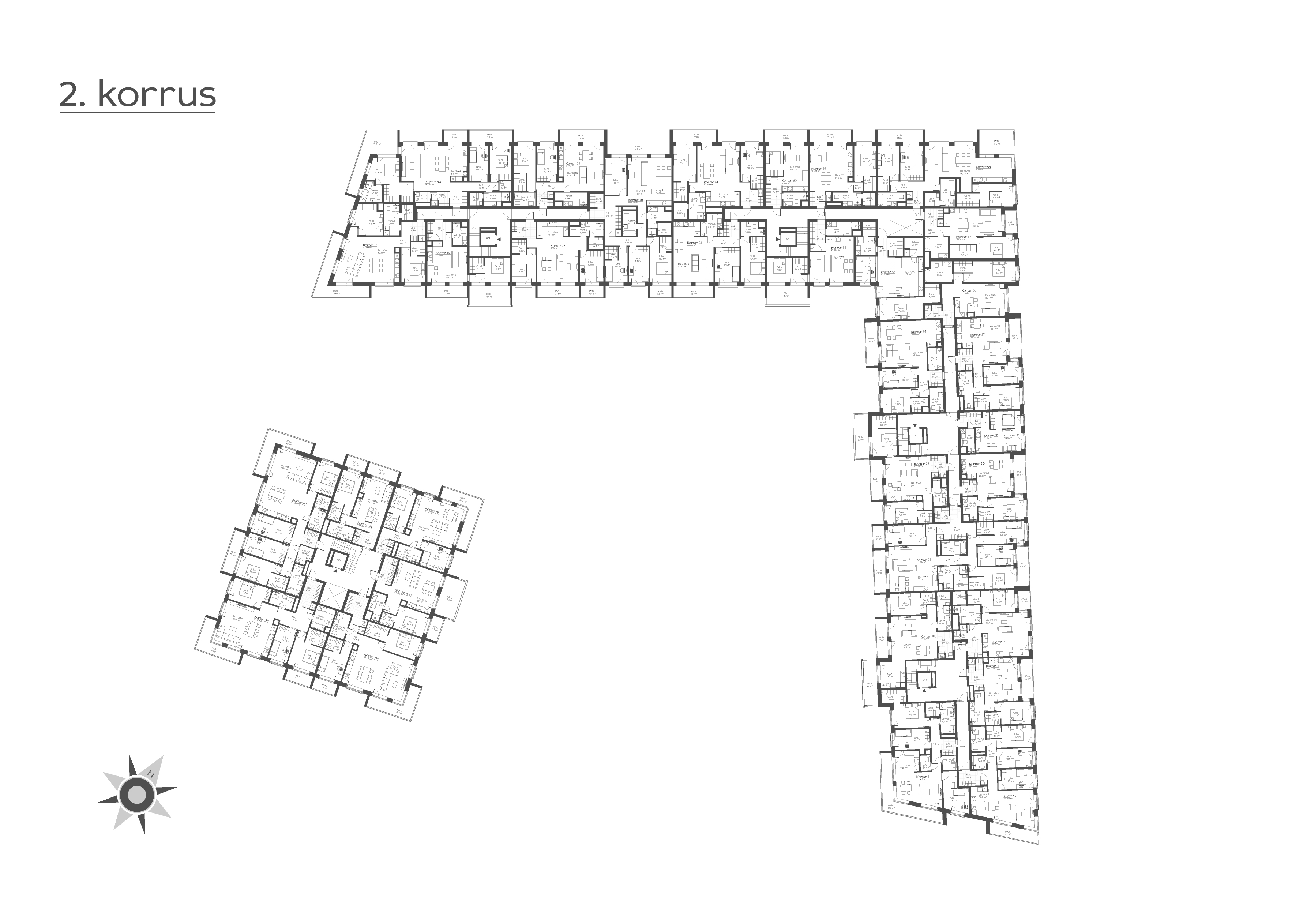 Apartment floor position